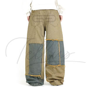 กางเกงยีนส์ทรงหลวมสำหรับผู้ชายที่ใส่สบาย ผลิตจากผ้าที่เบาและระบายอากาศได้ดี เหมาะสำหรับใส่ลำลองในฤดูร้อน - Product Image 5