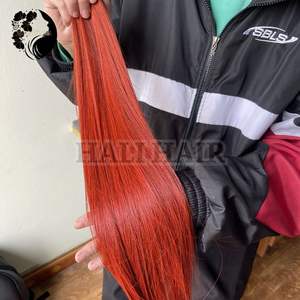 Haute Qualité 100% Remy Vietnamien Extensions De Cheveux Humains Couleur Naturelle Trame Cheveux Raides Super Double Extrémités Dessinées Hali Collection - Product Image 1