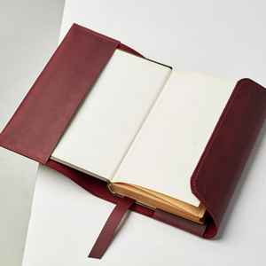 Funda de Cuero para Cuaderno OEM, Fabricante de Artículos de Cuero de Marca Blanca, Soluciones de Personalización de Marca LBC-0029 - Product Image 1