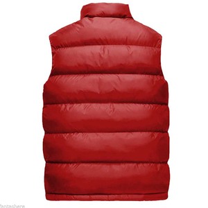 Chaleco acolchado sin mangas para hombre, chaleco de plumón de alta calidad, súper cálido y grueso, chaleco con cremallera para hombre. - Product Image 4