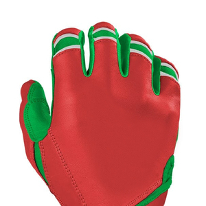 Guantes de Bateo de Béisbol Profesionales de Cuero Personalizados, Ambidiestros, con Cierre de Gancho y Bucle, Transpirables, Ecológicos, Ligeros y Suaves - Product Image 4