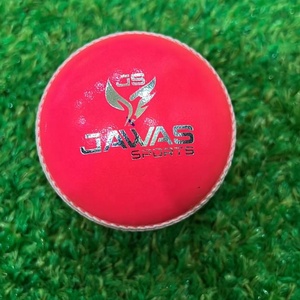 ลูกคริกเก็ตสีชมพู ลูกคริกเก็ตหนังสีชมพู ลูกคริกเก็ตเย็บมือเกรด A - Product Image 1