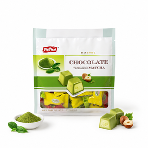 OEM ODM 320g Velvet Green Tea <b>Chocolate</b> Bar Authentic Vietnamese Green Tea Silky Melt Wholesale Private Label - Product Image 1