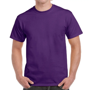Camiseta de Manga Corta para Hombre, 100% Algodón, Calidad Lino, Personalizable, Lisa, Precio Bajo, Unisex, Color Sólido, Camiseta Blanca para Hombre - Product Image 4