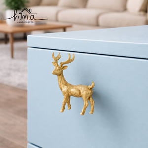 Poignée de meuble décorative en alliage de zinc en forme de T, finition dorée brossée, pour tiroir traditionnel, armoire, quincaillerie de mobilier - Product Image 4