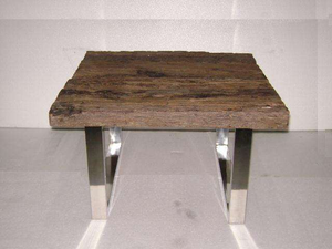 Juego de mesa de centro/Juego de mesa para sala de estar/Mesa de centro moderna con superficie de madera/Mesa de centro de metal/Decoración para el hogar - Product Image 3