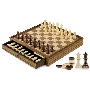 Juego de Ajedrez Portátil de Madera de Acacia - Precios al por Mayor B2B - Product Image 1