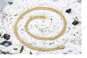 Cadena de eslabones cubanos Miami de plata de ley 925 de 7 mm y 22 pulgadas, venta al por mayor, cadena con certificación GRA, moissanita VVS, joyería de cadena para hombre - Product Image 3