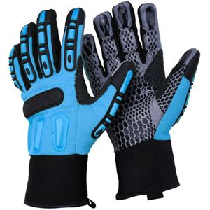 Heavy-Duty Touchscreen Fingertips Wholesale Mechanic Safety Gloves Flexible Goatskin Driver <b>Oil</b> <b>Field</b> Safety Work Gloves - Product Image 5