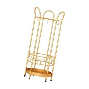 Stylish Powder Coated Metal <b>Umbrella</b> <b>Stand</b> For Indoor Use With Strong <b>Base</b> And Decorative Pattern Finish - Product Image 6