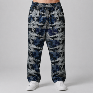 Men's Summer Casual <b>Pants</b> Breathable Quick Dry <b>Mesh</b> Sweatpants with custom logo and design stylish baggy <b>mesh</b> sweatpants - Product Image 4