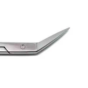 Ciseaux manuels Kelly High en acier inoxydable à pointe angulaire et extrémité pointue, avec poignée annulaire, motif rond, certifiés CE ISO par Grip Surgical - Product Image 2