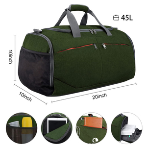 Bolsas Deportivas de Viaje Personalizadas con Logotipo Unisex, Diseño Elite, Tela Resistente, Compartimentos Espaciosos, Ligeras y Cómodas de Llevar - Product Image 4