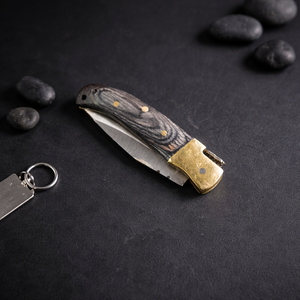 Custom Natural <b>Bone</b> <b>Handle</b> Pocket Survival Folding <b>Knife</b> 2026 Model Wholesale High Quality Outdoor Hunting Camping Folding <b>Knife</b> - Product Image 3