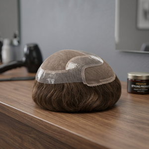 Toupee de Cabello Humano Taz Hair de Alta Calidad, Color Rojo Arcoíris, Resistente al Agua, Ecológico y Ligero, con Encaje HD - Product Image 2