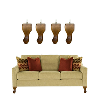 Muebles decorativos duraderos con patas torneadas de madera maciza de primera calidad hechos a mano con cuidado para mesa, sofá y gabinete en apartamento, hogar y oficina