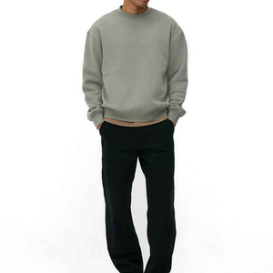 Sweat-shirt pour homme en tissu 100% coton, doux et confortable, vêtement décontracté, pull chaud pour l'hiver, respirant, coupe classique, streetwear moderne - Product Image 3