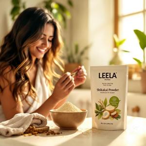 Poudre de Shikakai (Acacia concinna) – Nettoyant capillaire 100 % naturel à base de plantes - Product Image 5