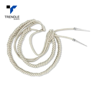 Cordón decorativo de alta calidad, tipo aiguillette, de alambre blanco, para uniforme. - Product Image 1