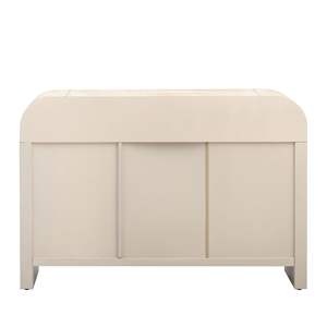 แผงด้านข้างแบบมินิมอลแบบย้อนยุคมีด้ามจับสีทองแบบปรับได้สำหรับห้องนั่งเล่น/ห้องรับประทานอาหารไม้ธรรมชาติ - Product Image 2