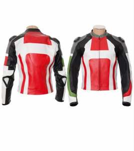 Chaqueta de Motocicleta Roja Premium para Hombre, Talla Grande, Transpirable y de Secado Rápido - Product Image 1