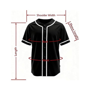 Camisetas de Béisbol Personalizadas con Botones, Camisetas de Béisbol con Nombre y Número Impresos o Bordados, Talla Grande, Estilo Hip Hop - Product Image 5
