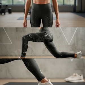 Leggings de yoga à taille haute personnalisés de qualité supérieure, sans couture, pour le fitness, l'entraînement, la course à pied, extensibles, grandes tailles, OEM - Product Image 3