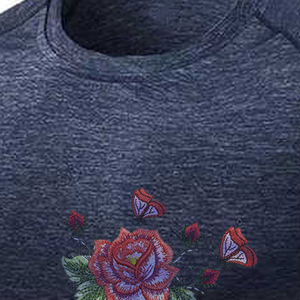 Servicio de Diseño OEM, Camiseta Personalizada para Hombre, 100% Algodón, Estilo Casual, Tejido Jersey, Manga Corta, Bordado Chenille - Product Image 5
