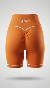 Shorts de sport pour femme à taille haute, sans couture, respirants, pour yoga, fitness, musculation et gym, avec effet push-up fessier et compression, modèle tendance - Product Image 5