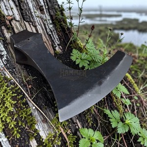 Tête de hache barbue en acier à haute teneur en carbone forgée à la main Dark Hammer - Art antique et objet de collection avec robustesse durable et coupe fiable - Product Image 3