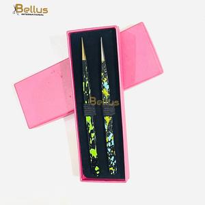 Bellus International Professional Straight Lash Tweezers Stainless Steel Smooth Tip Durable Storage Box Custom Logo Tool Set - Product Image 3