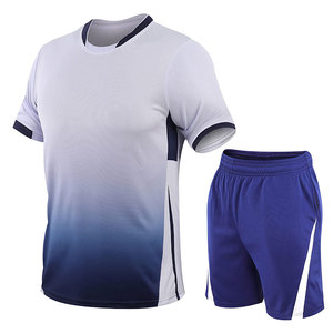 Nouveaux ensembles décontractés de sport pour hommes, respirants, fabriqués au Pakistan, de haute qualité, en coton tricoté 100%, à séchage rapide, ensemble t-shirt et short - Product Image 1