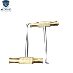 Élévateur dentaire croisé Premium pour extraction de racine, gauche et droite, en acier inoxydable Timor, instrument d'extraction dentaire pour chirurgie buccale - Product Image 5