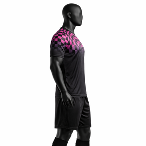 Conjunto de Uniforme de Fútbol Personalizado para Hombre, Camiseta y Pantalones Cortos de Fútbol, Sublimación Impresa, Poliéster Transpirable, Ropa Deportiva para Equipo, OEM - Product Image 4