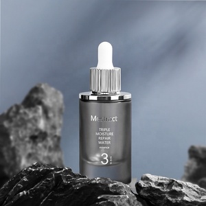 Botellas de suero de vidrio de fondo grueso de lujo, botella de gotero de plata de esencia con hombro, 30ml - Product Image 2