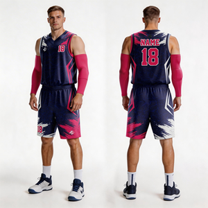 Camiseta de Baloncesto Personalizada para Hombre, Uniformes de Equipo, Transpirable, de Secado Rápido, Impresión por Sublimación, Diseño de Logotipo OEM, Ropa Deportiva de Entrenamiento - Product Image 4