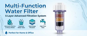 Purificador de Agua con Ozono y Carbón Activado, Construcción de Plástico para Uso Doméstico, Diseñado para Pureza, Construido para Rendimiento, 150 GPD - Product Image 4