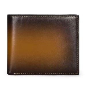 กระเป๋าสตางค์แบบสั้นป้องกันการโจรกรรมสำหรับผู้ชาย - กระเป๋าใส่บัตรเครดิตหนังแท้สไตล์วินเทจขนาดใหญ่ - Product Image 3