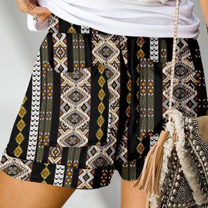 Short basique Mix-and-match Superposition Short de plage pour femme Short à finition lisse Style de plage ludique Vêtements de plage de tous les jours Fonctionnel - Product Image 2