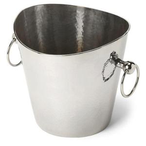 Silver Ice <b>Bucket</b> With Ring Handles Large <b>5</b> <b>Litre</b> Capacity Food Grade Metal Champagne Wine Chiller <b>Bucket</b> For Beverage Cooling - Product Image 1