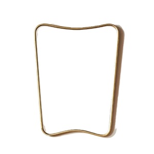 Miroir mural bohème en rotin fait main, rectangulaire, encadré, décoration naturelle marron, miroir décoratif pour la maison avec cadre en métal - Product Image 4