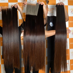 Direct Vendor's Best Natural Color 100% Raw Vietnamese Remy Human <b>Hair</b> Extensions Super Bone Straight Bundles High Quality - Product Image 2
