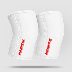 Vente en gros 7mm Néoprène Heavy Duty Genouillères Respirant Compression Power Lifting Squat Support pour l'haltérophilie et l'exercice - Product Image 1