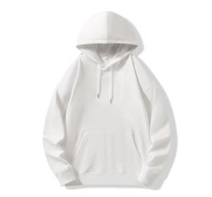 Sweat-shirts à capuche unisexe en coton uni surdimensionnés personnalisables toutes couleurs – Pulls et sweats à capuche pour hommes grandes tailles en molleton bouclette - Product Image 2