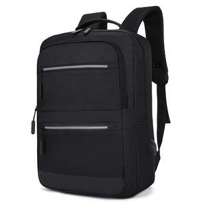 Mochila Moderna Unisex Negra para Portátil con Puerto USB, Cierre de Cremallera, Impermeable, de Oxford, Antirrobo, para la Escuela y Viajes - Product Image 5