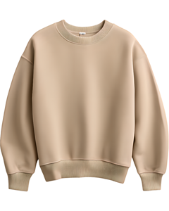 Sudadera con Capucha de Cuello Redondo de Algodón Grueso de 350 GSM, Corte Holgado, Color Sólido, con Serigrafía - Product Image 2