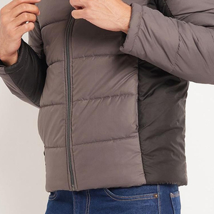 Wholesale Men's Lightweight Quilted Puffer <b>Jacket</b> Winter <b>Warm</b> Coat Custom Zip Closure Outdoor Clothing Cotton - Product Image 4