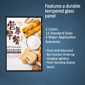 Alternativas Económicas a las Grandes Marcas: Marco de Luz LED 3D A2, Letrero Luminoso Abierto para Negocios, Caja de Luz LED Brillante - Product Image 6