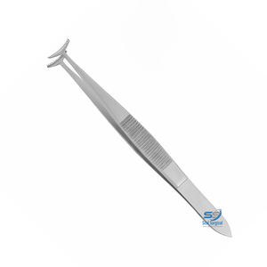 Pince de fixation oculaire Converse verte en acier inoxydable, instrument chirurgical ophtalmique, dents de 0,12 mm - Product Image 5