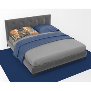 Funda De Almohada estándar decorativa con ilustraciones de Bulldog Francés negro, funda de cojín ligera y súper suave de fácil cuidado - Product Image 3